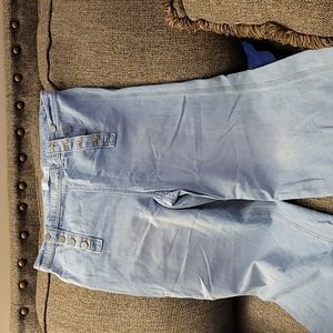 Ann Taylor wide leg crop pants